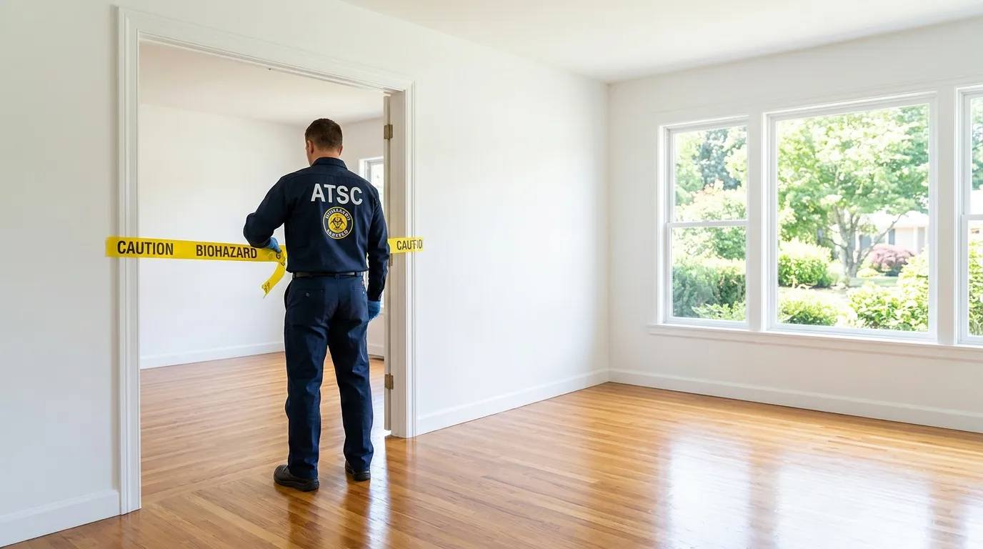 Certified biohazard cleanup crew performing Crime Scene Cleanup in Orlovista