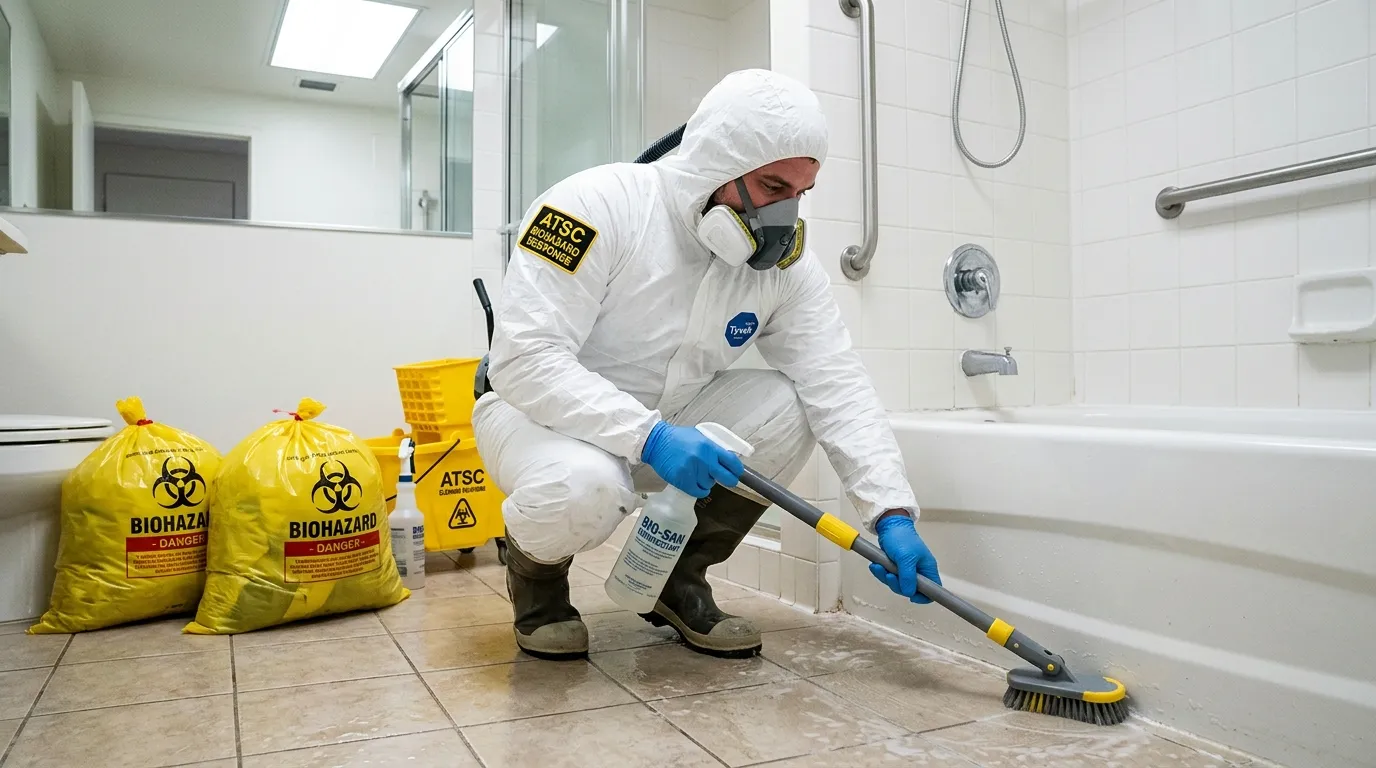 Decontamination equipment deployed for Blood Cleanup in Orlovista